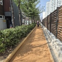 서울 동대문구 정릉천 황토길 미세 살수 시설